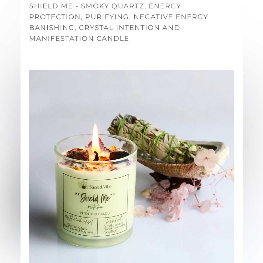Sacred Vibe “Shield Me” Protection Candle